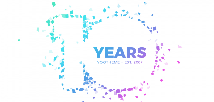 Yootheme cumple 10 años