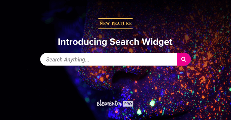 Nuevo widget de búsqueda
