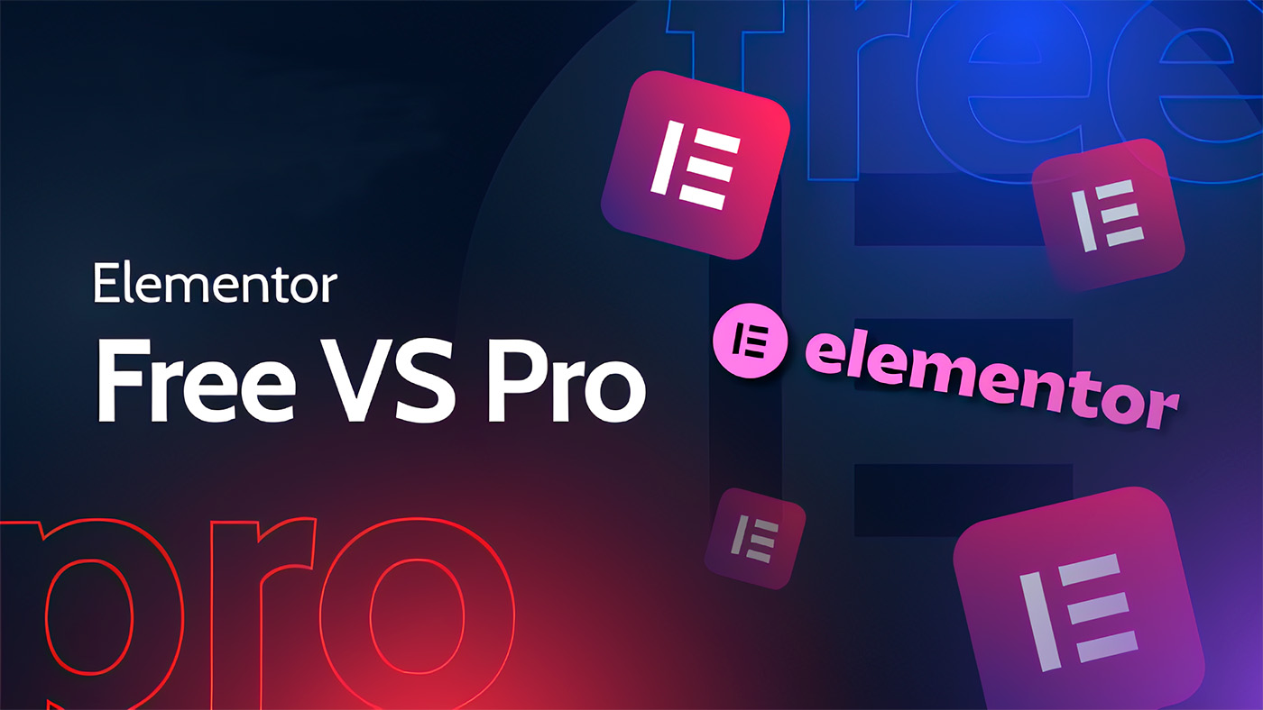 Elementor Free VS Pro